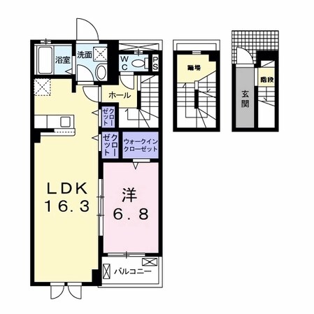 ル トレフルの物件間取画像